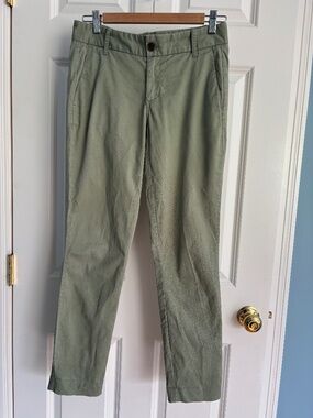J.Crew light green Frankie pants
